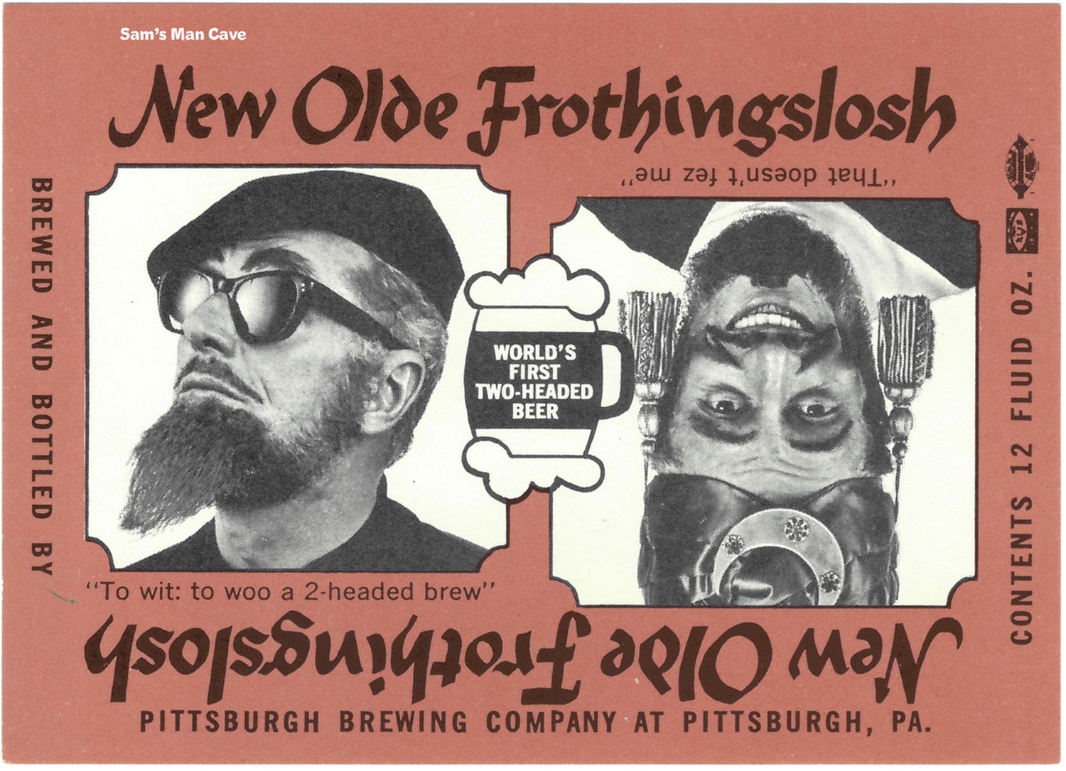 New Olde Frothingslosh Beer Label