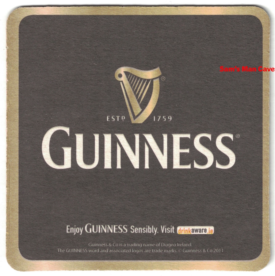 Guinness John Mulligan Beer Coaster