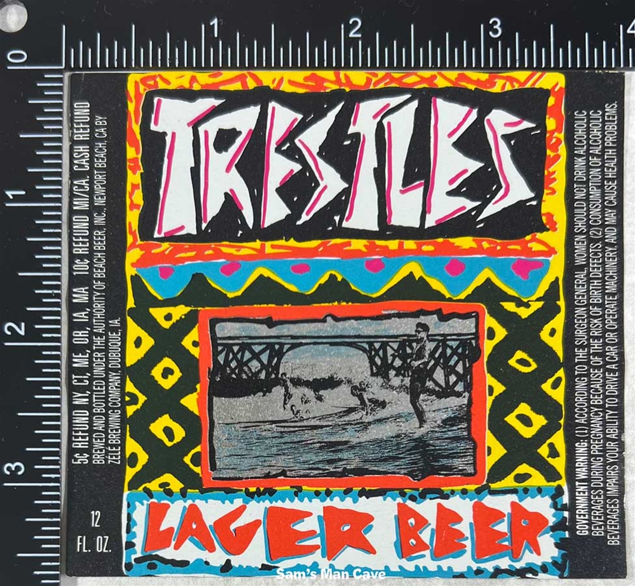 Trestles Lager Ber Label