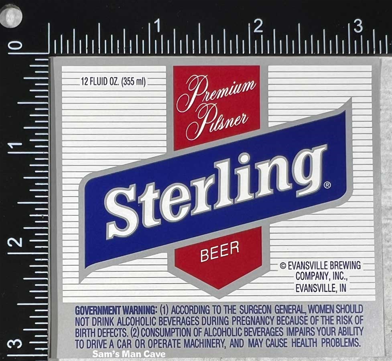 Sterling Beer Label