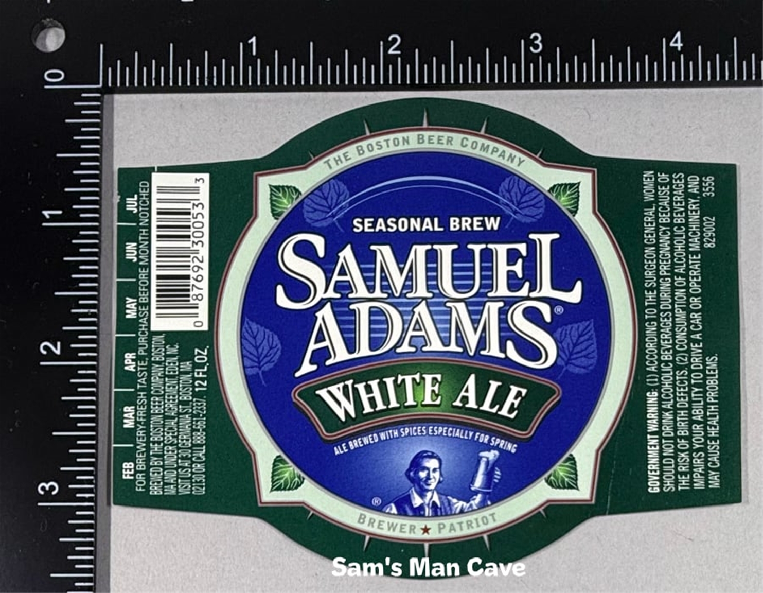 Samuel Adams White Ale Label