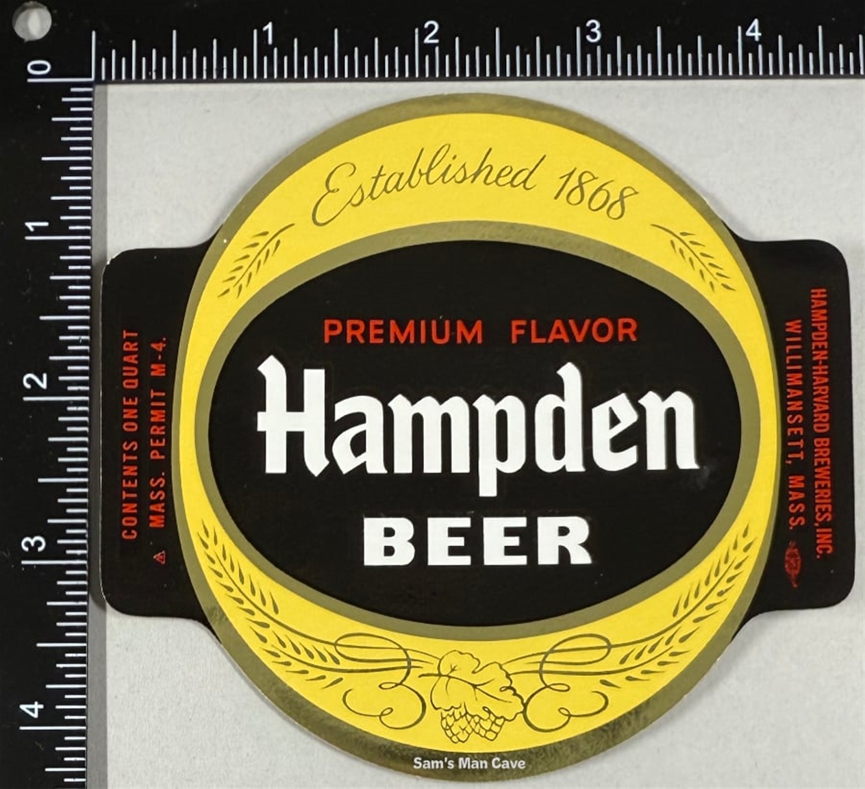 Hampden Beer Label