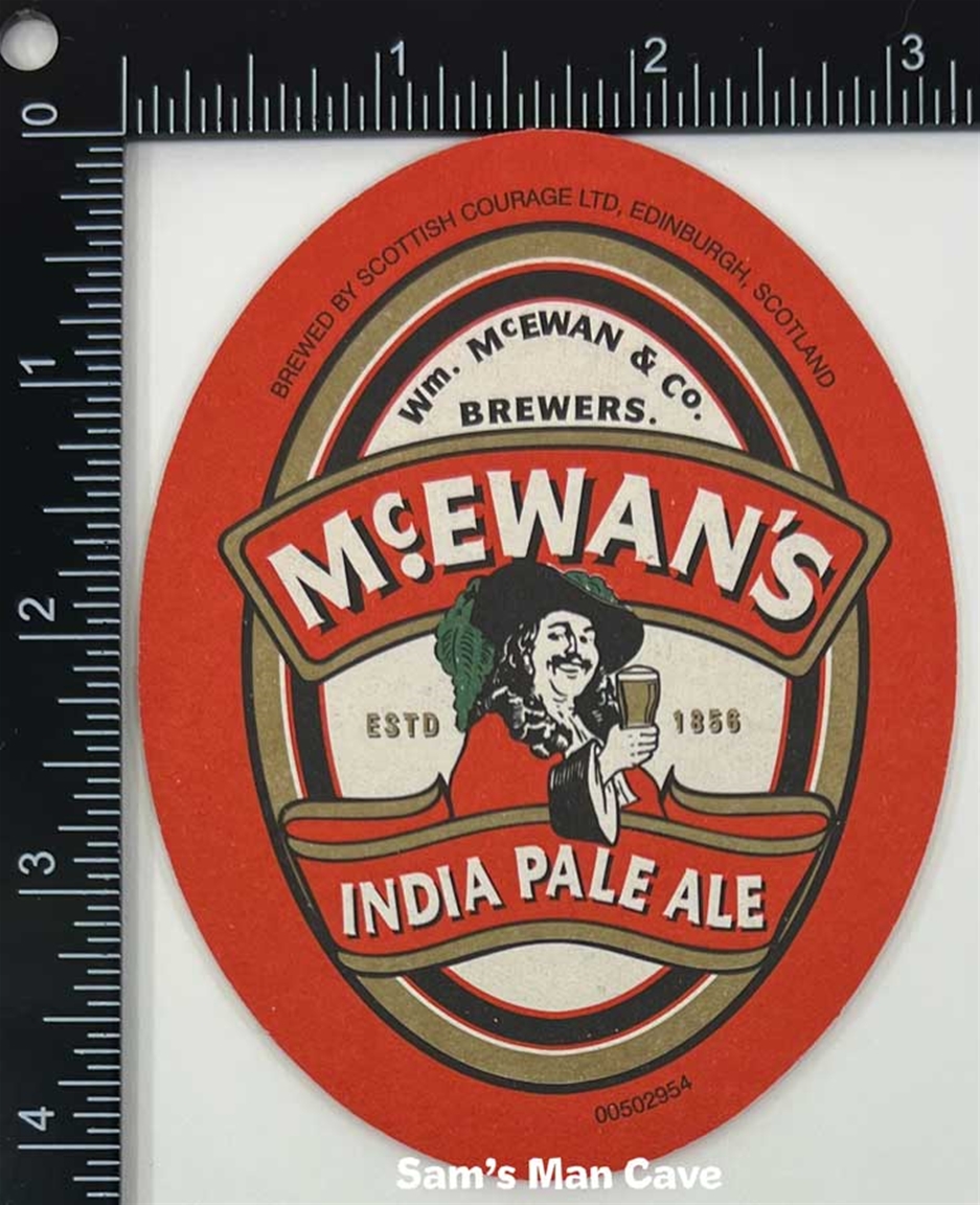 McEwans India Pale Ale Beer Coaster