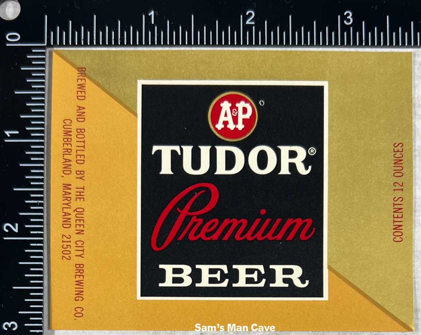 Tudor Premium Beer Label