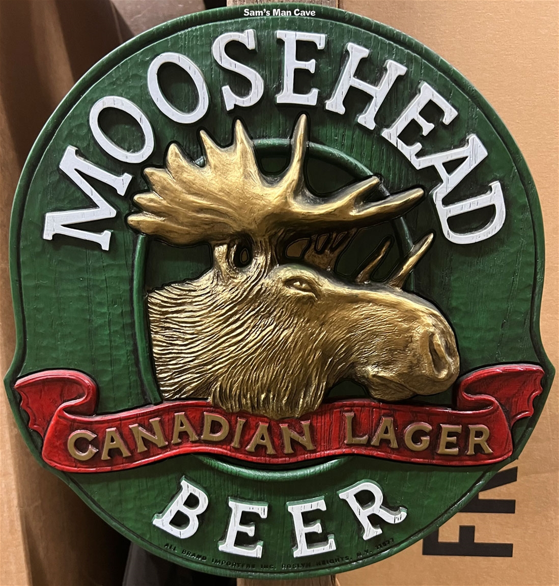 Moosehead Canadian Lager Beer Sign