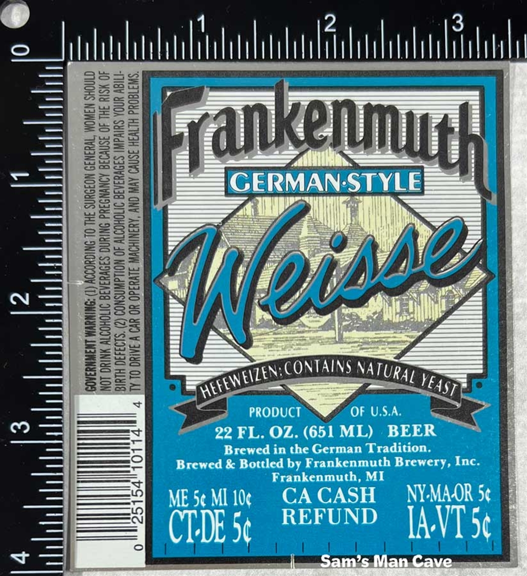 Frankenmuth Weisse Beer Label