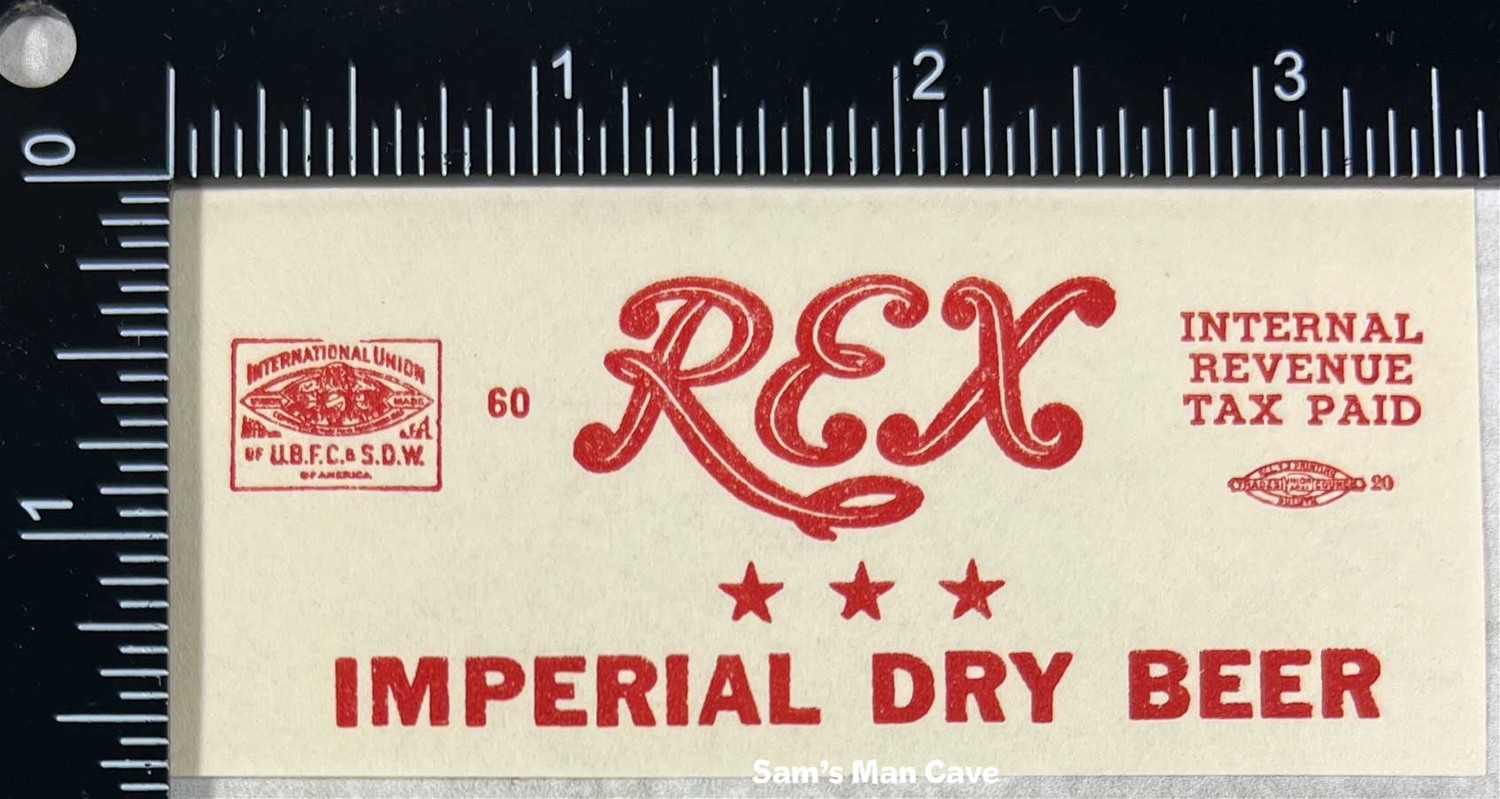 Rex IRTP Beer Label