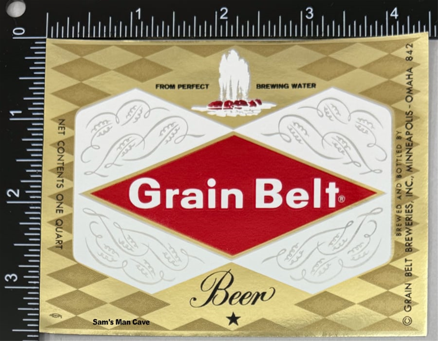 Grain Belt Beer Label