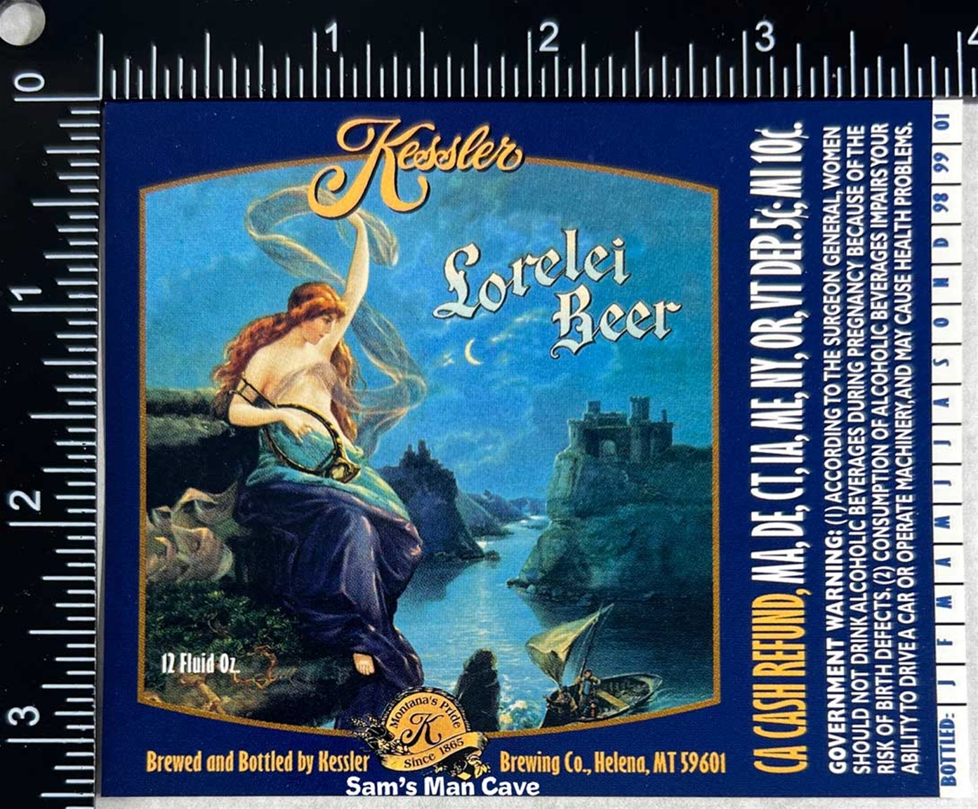 Kessler Lorelei Beer Label