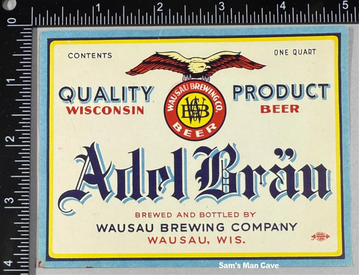 Adel Brau Beer Label