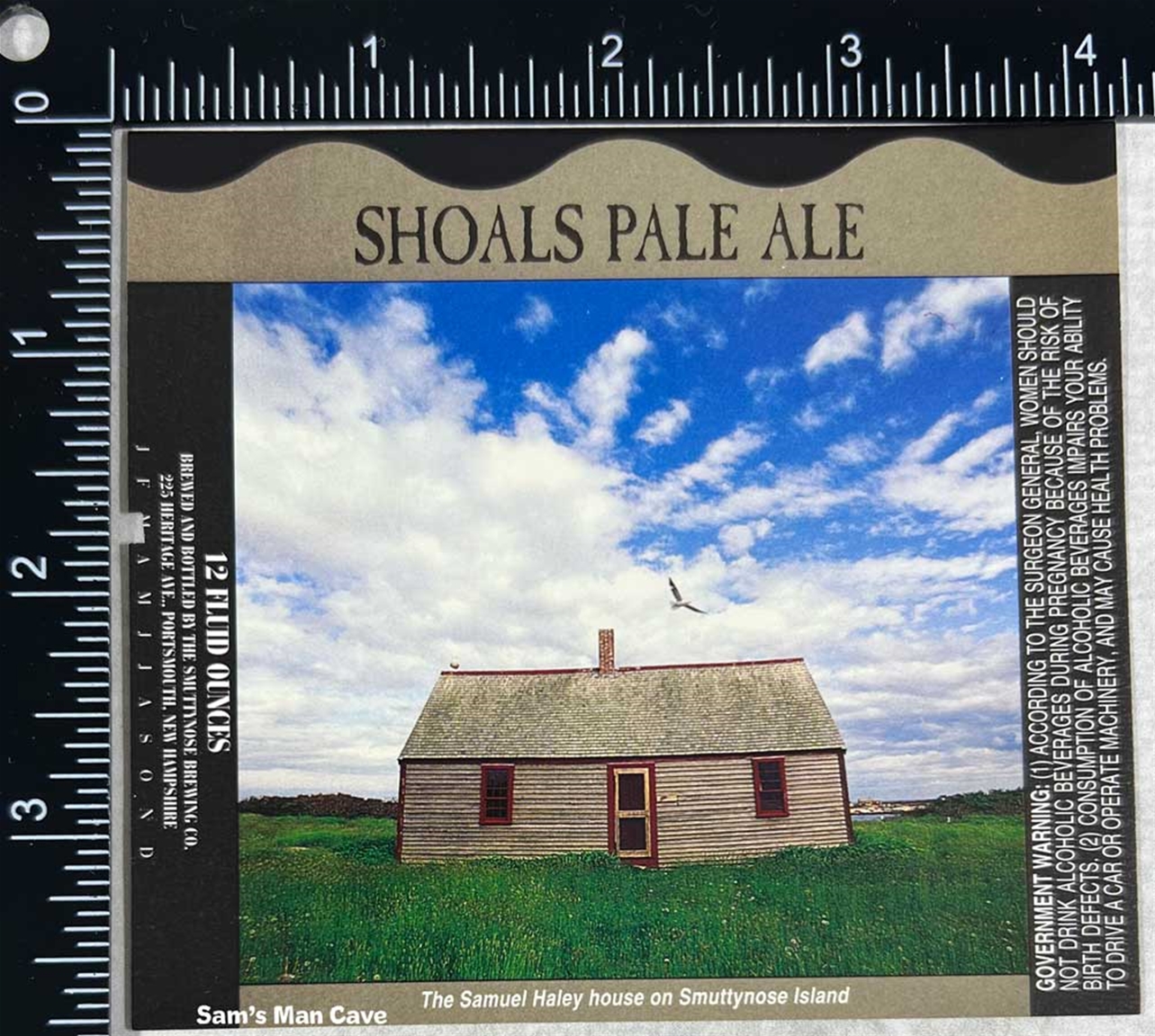 Smuttynose Shoals Pale Ale Label