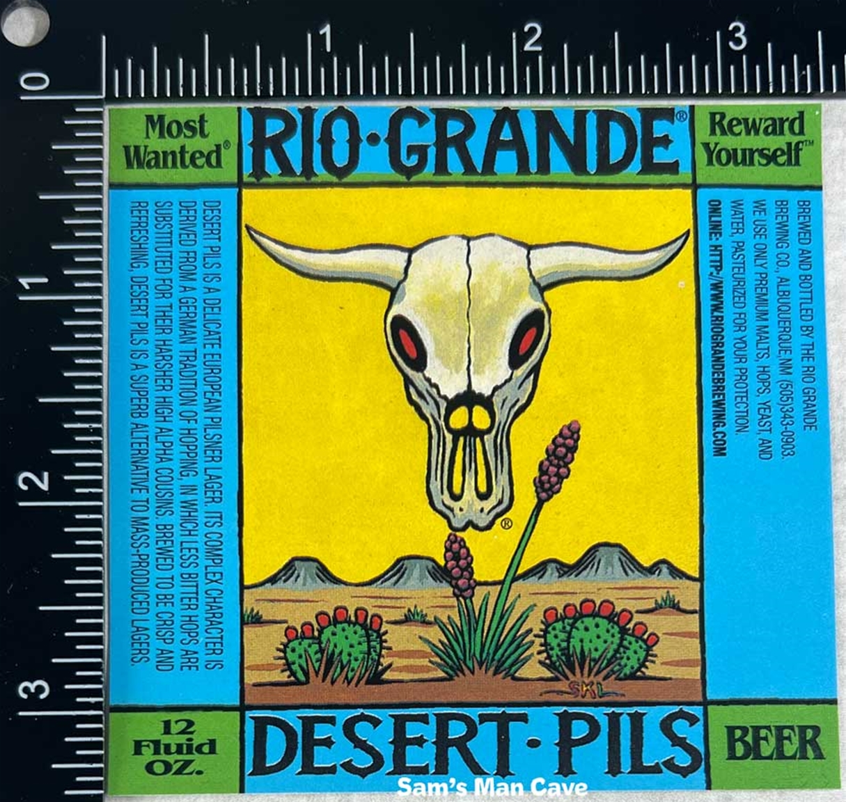 Rio Grande Desert Pils Label