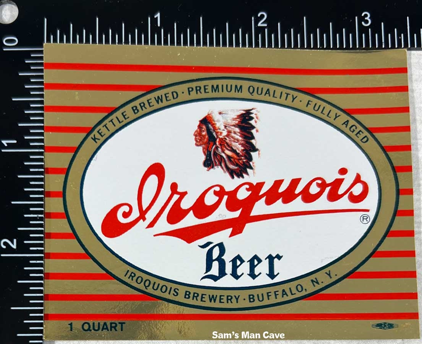 Iroquois Beer Label