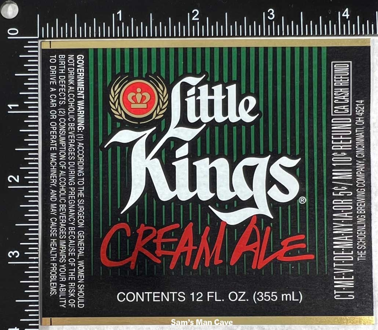 Little Kings Cream Ale Label