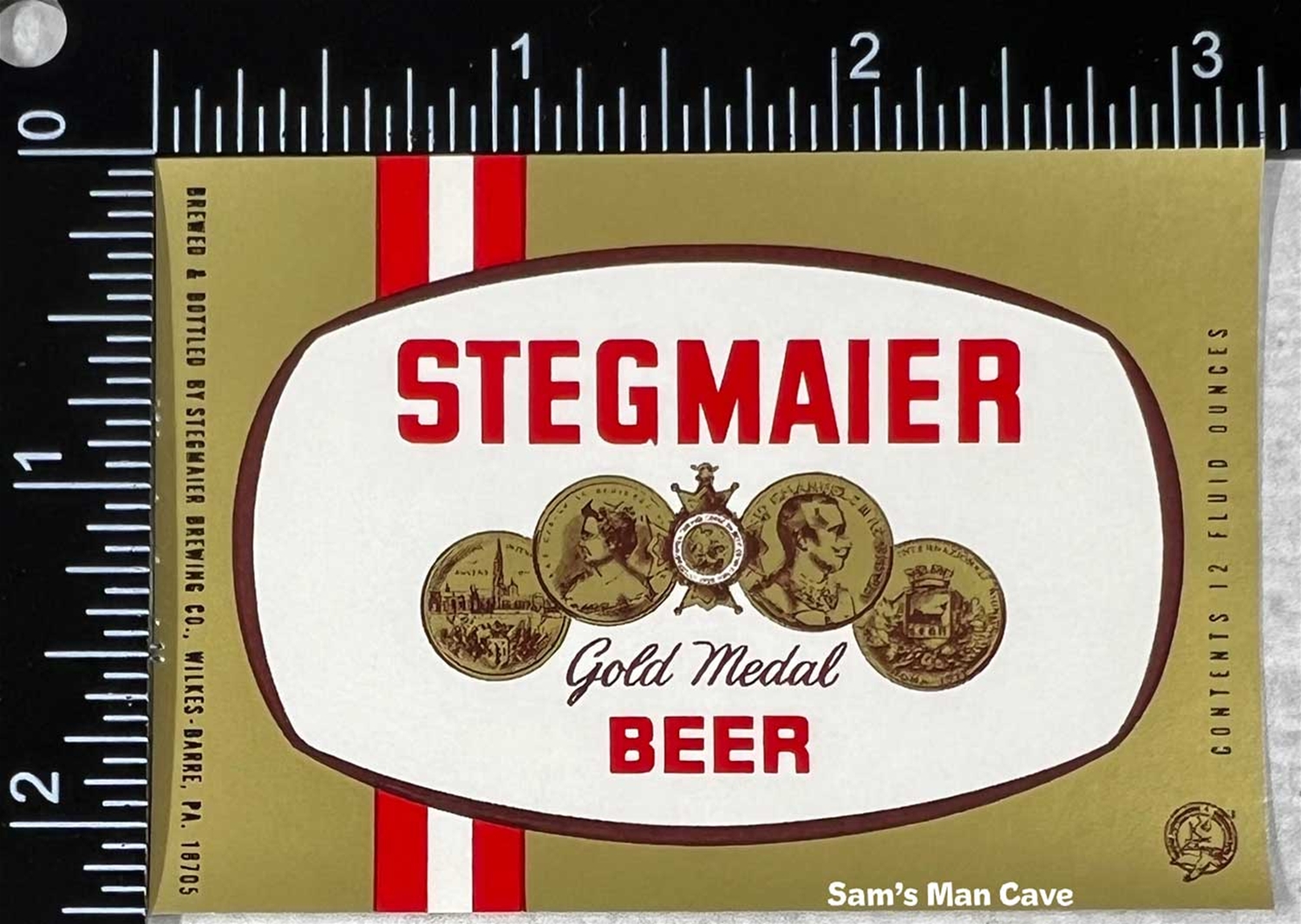 Stegmaier Beer Label