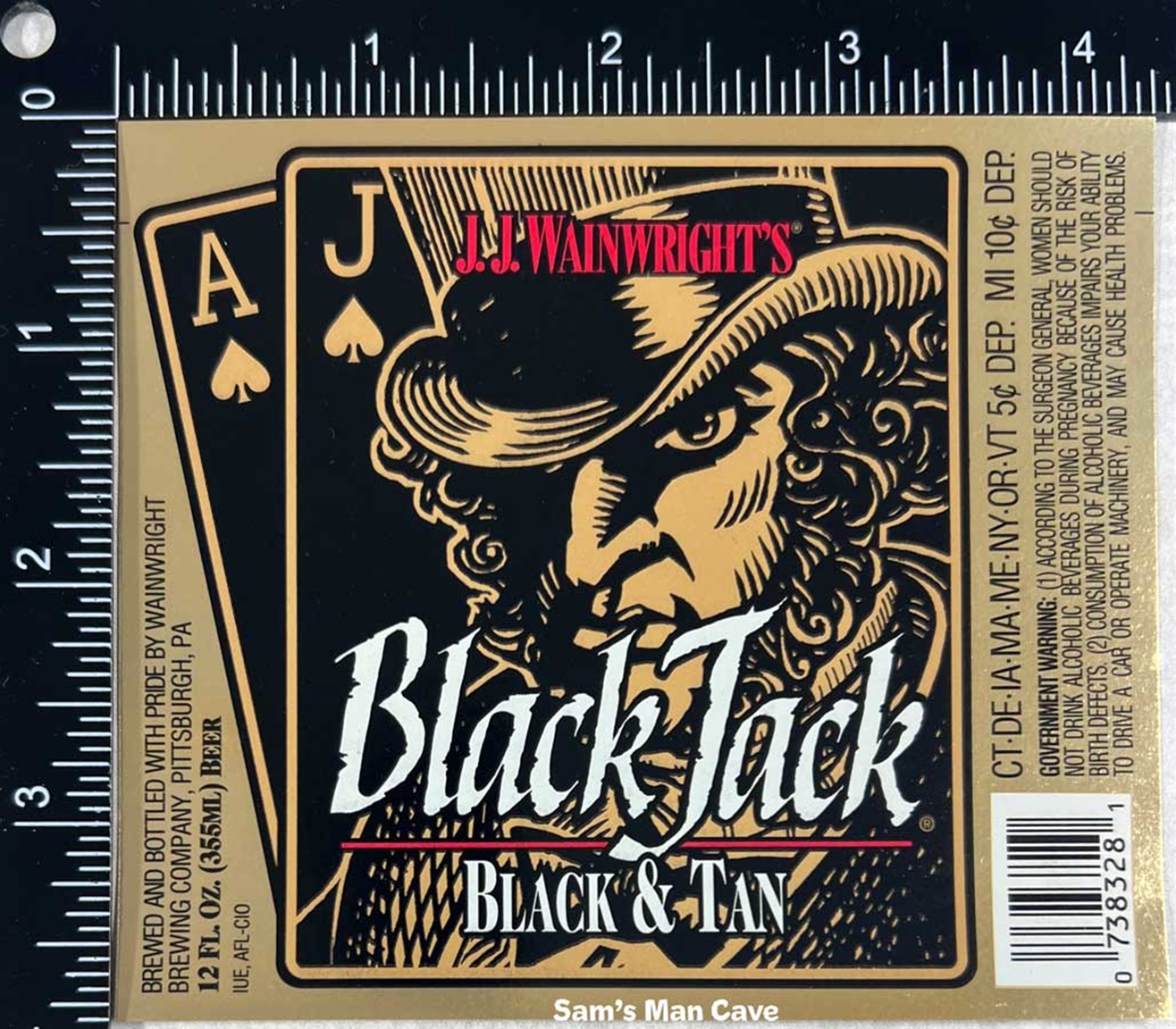J.J. Wainwright's Black Jack Black & Tan Label