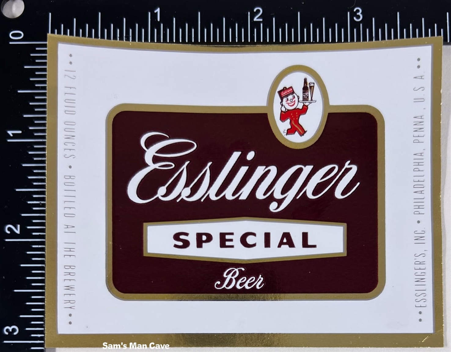 Esslinger Special Beer Label