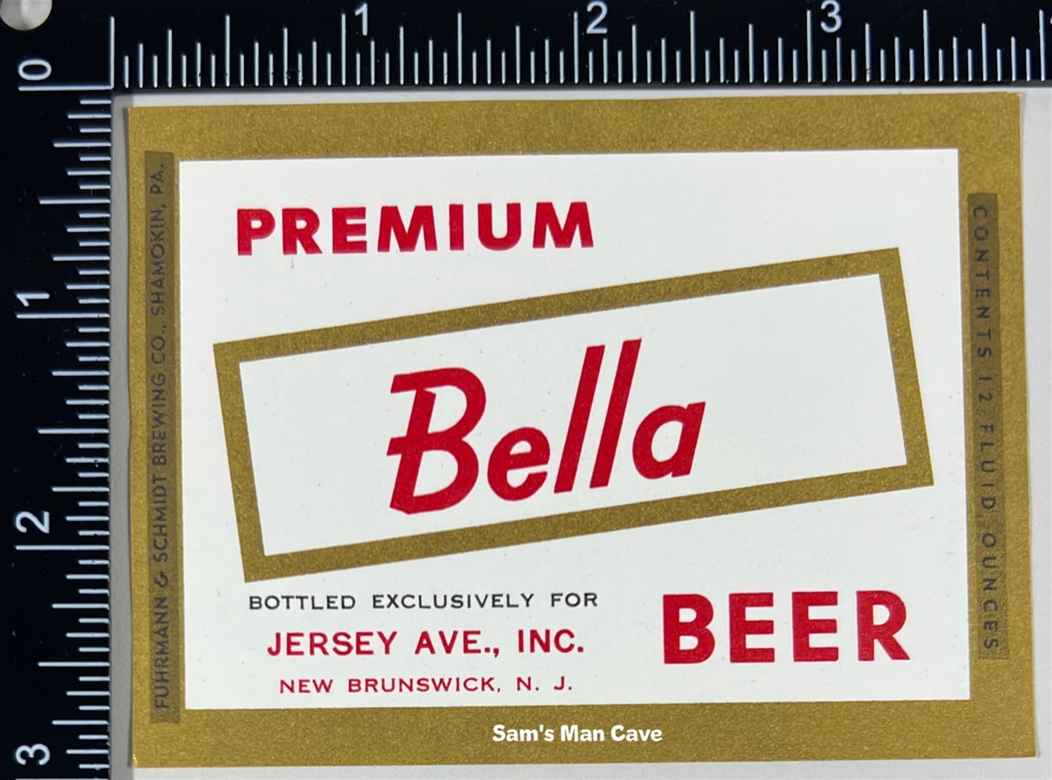 Bella Premium Beer Label