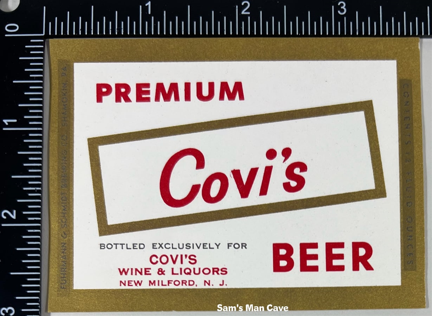 Covi's Premium Beer Label