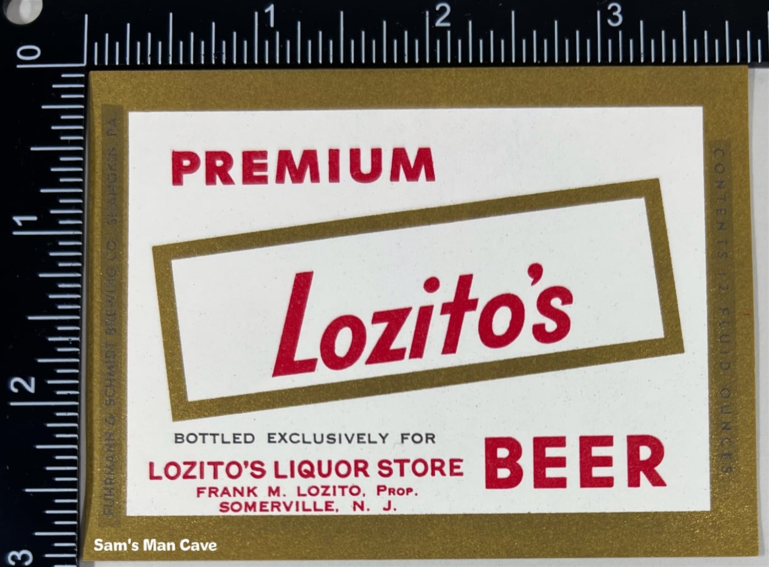 Lozito's Premium Beer Label