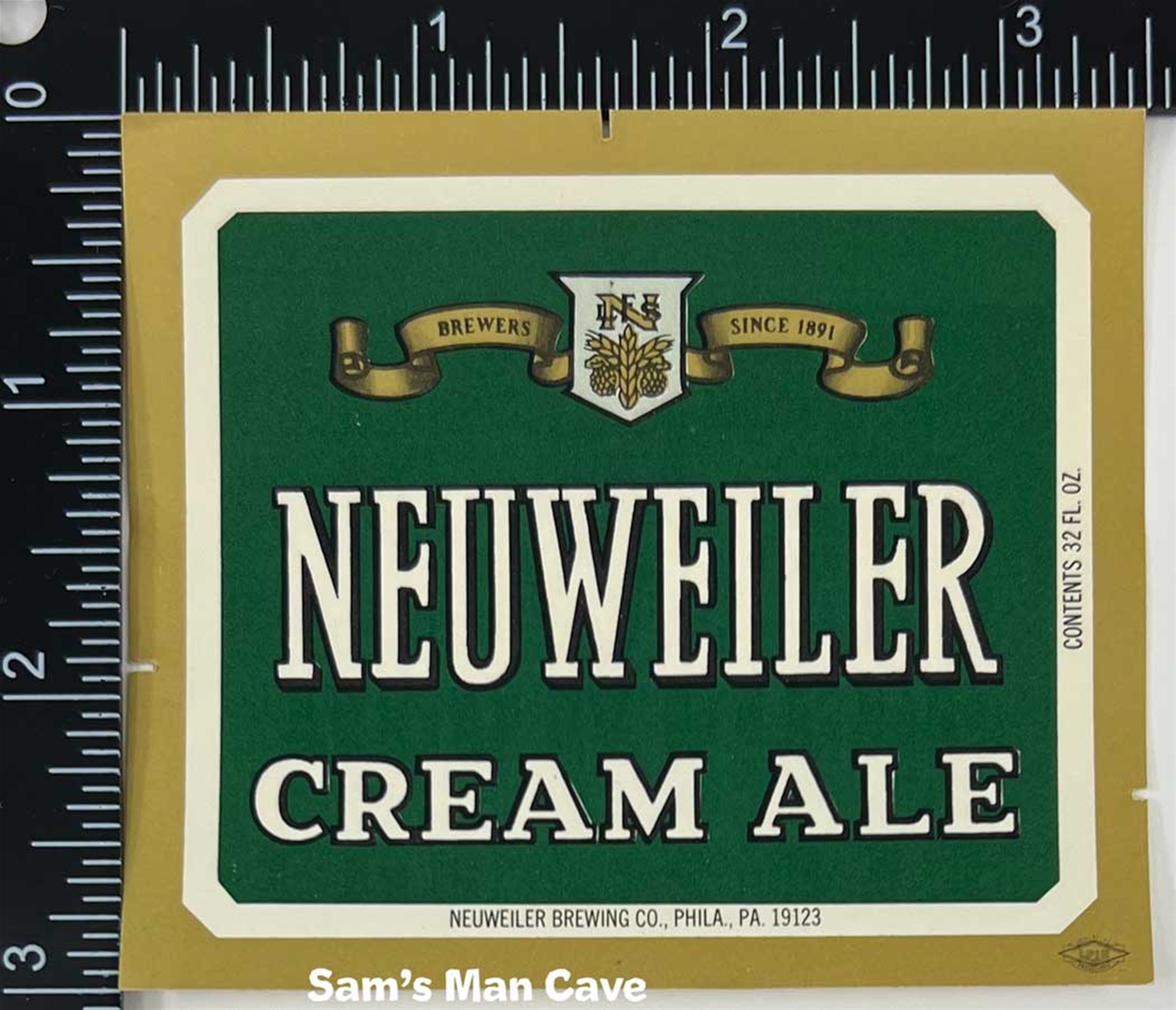 Neuweiler Cream Ale Label