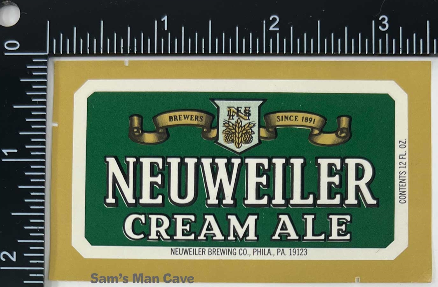 Neuweiler Cream Ale Label