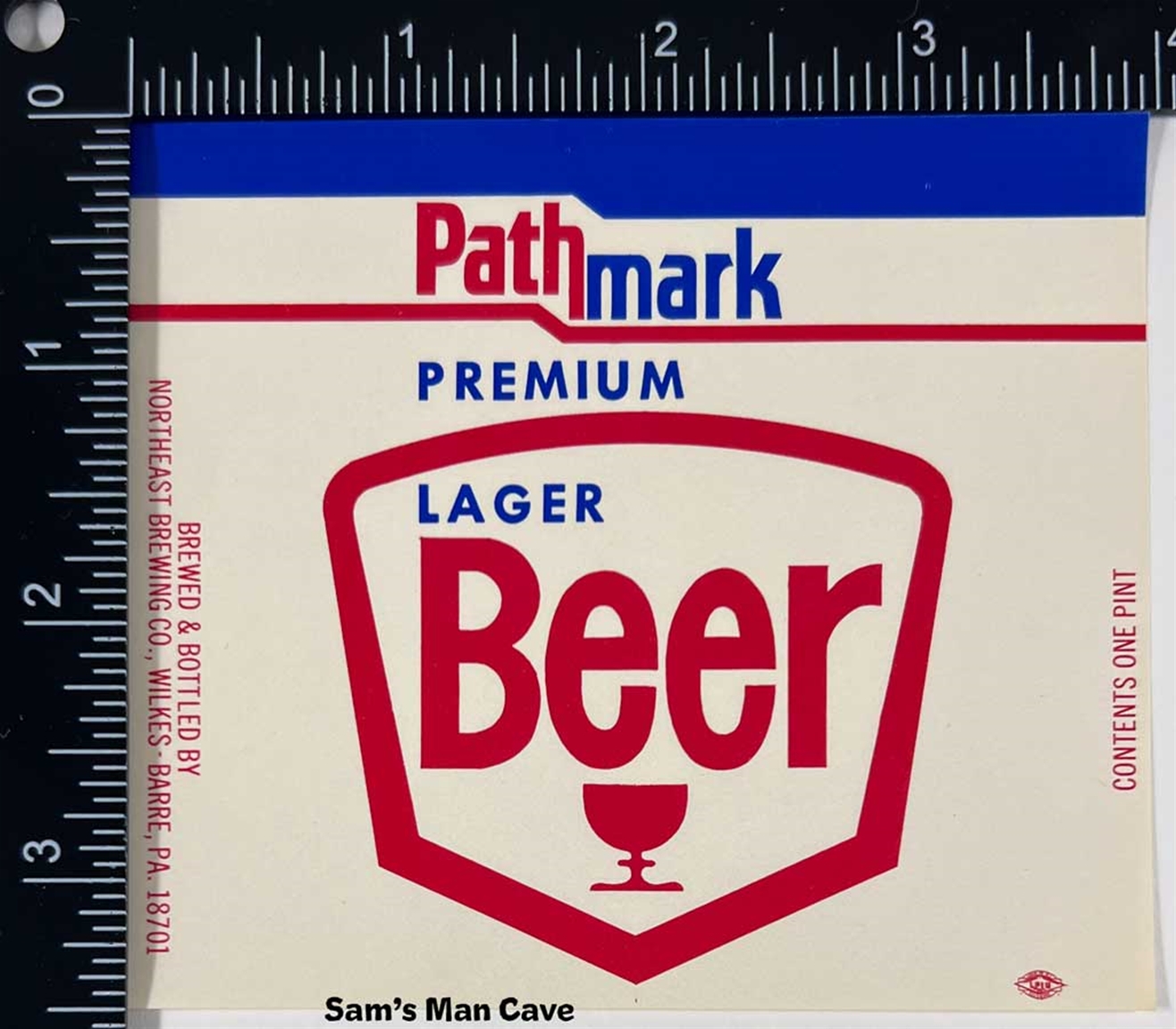 Pathmark Premium Lager Beer Label