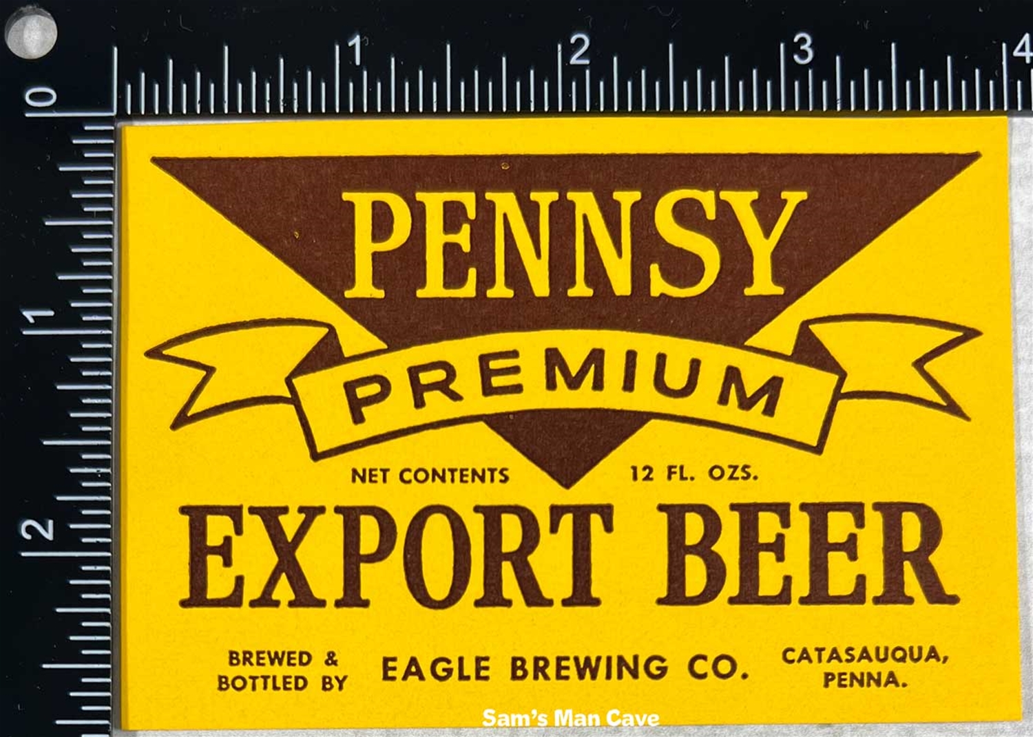 Pennsy Premium Export Beer Label