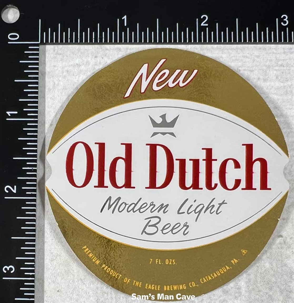 Old Dutch Beer Label