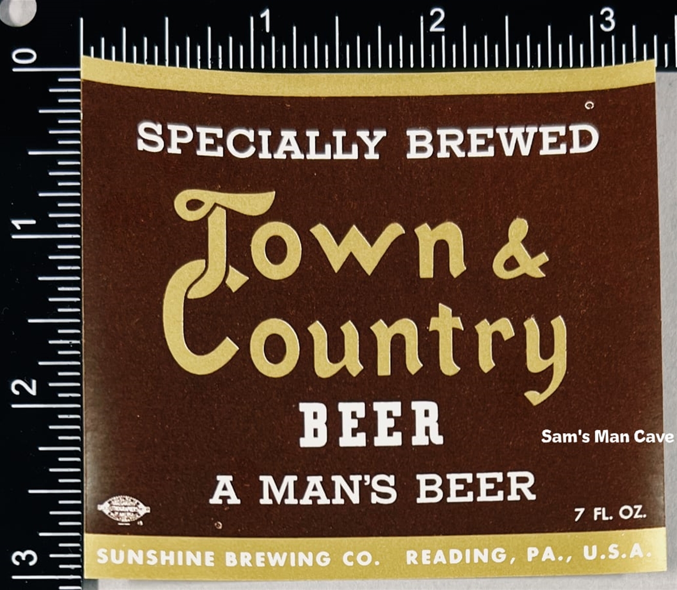 Town & Country Beer Label