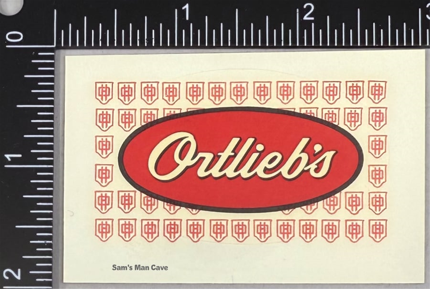 Ortlieb's Beer Sticker Label