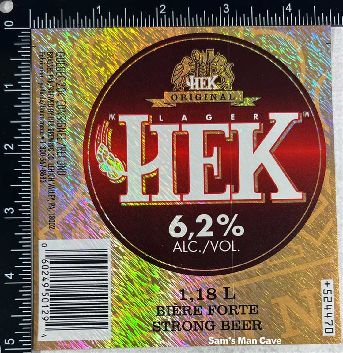 Hek Strong Beer Label