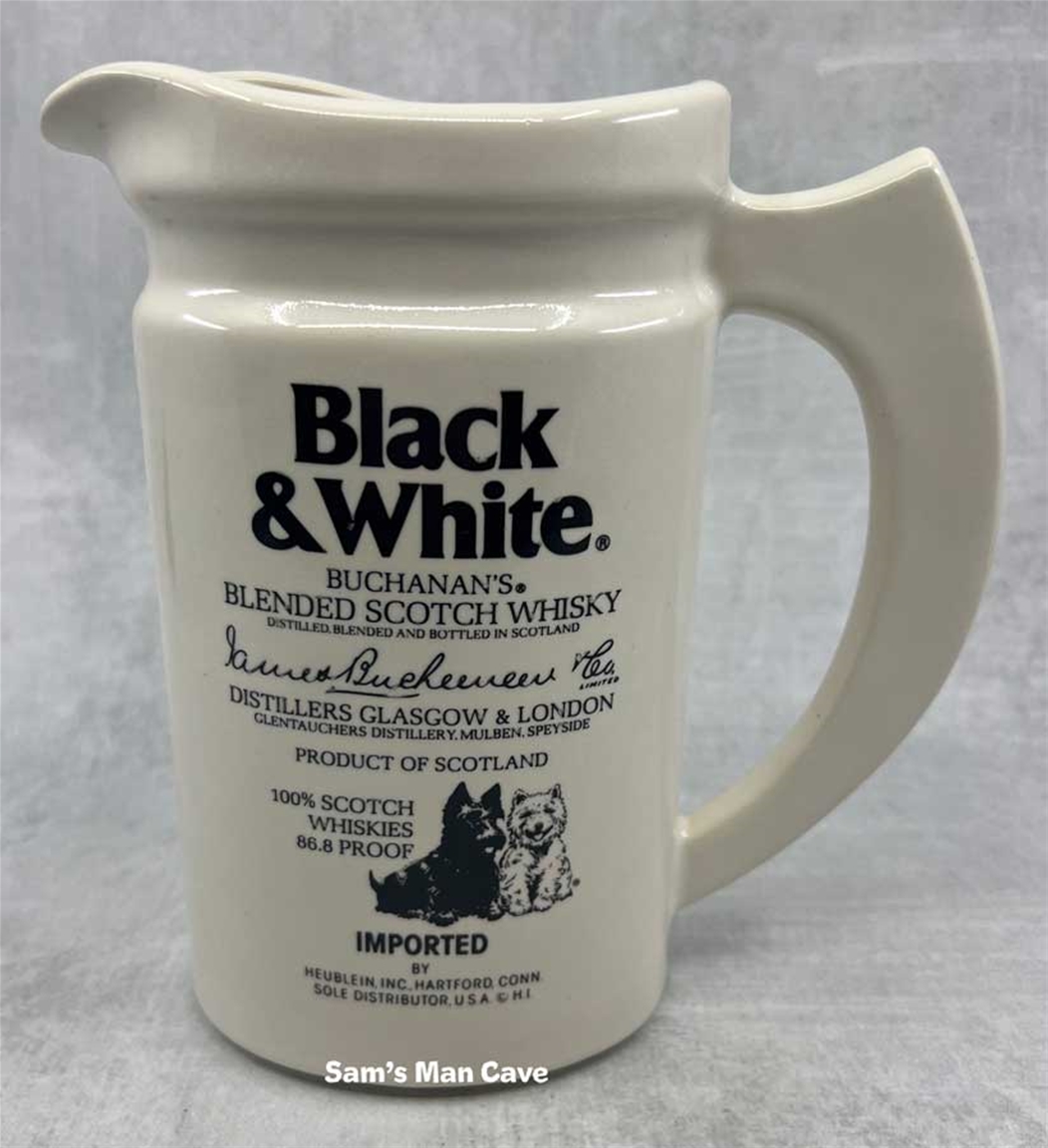 Black & White Whisky Pitcher