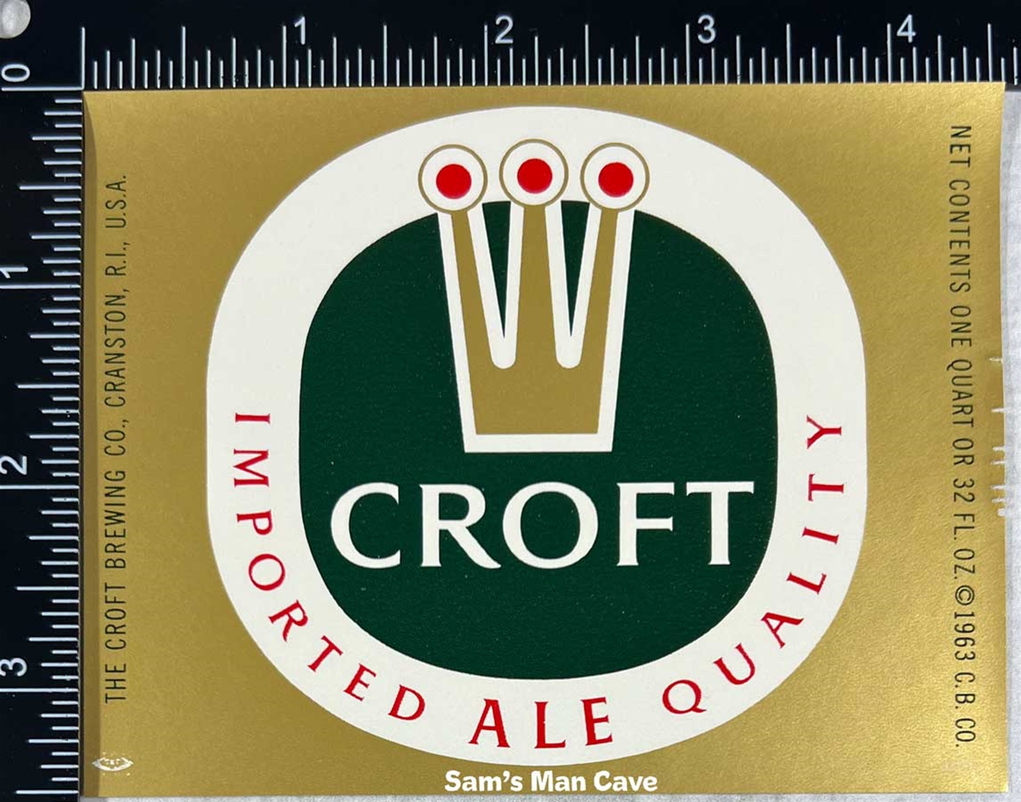 Croft Ale Label