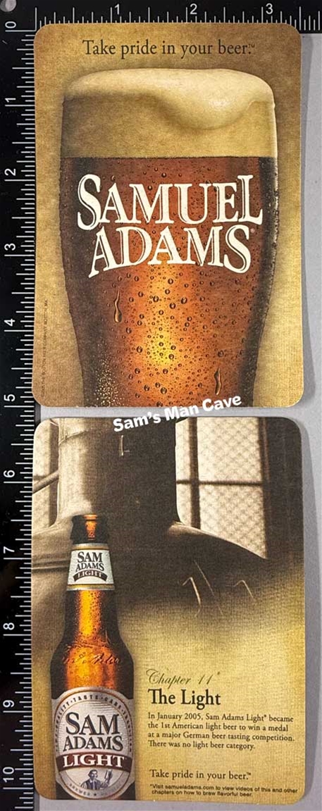 Samuel Adams Pride Beer Coaster