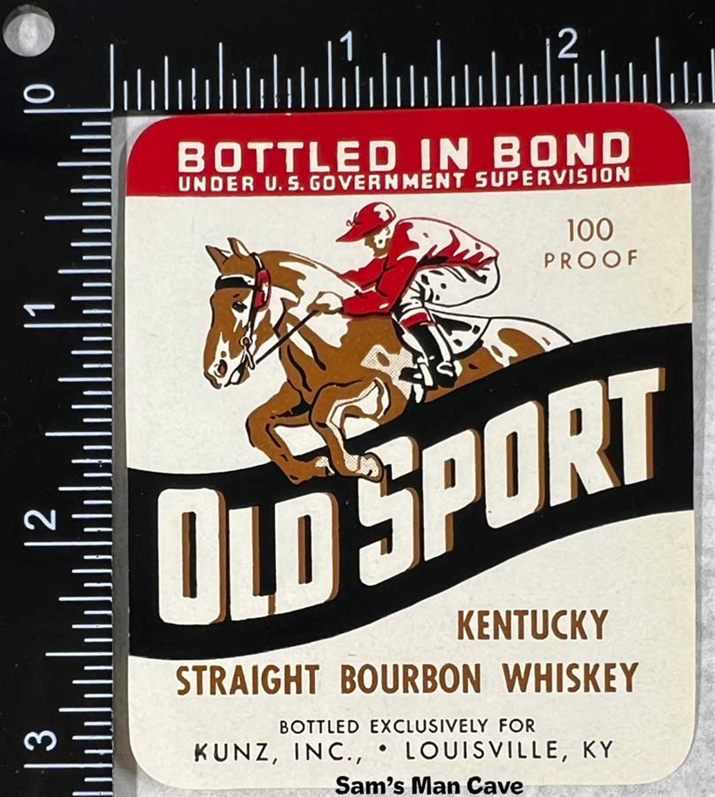 Old Sport Kentucky Straight Whiskey Label