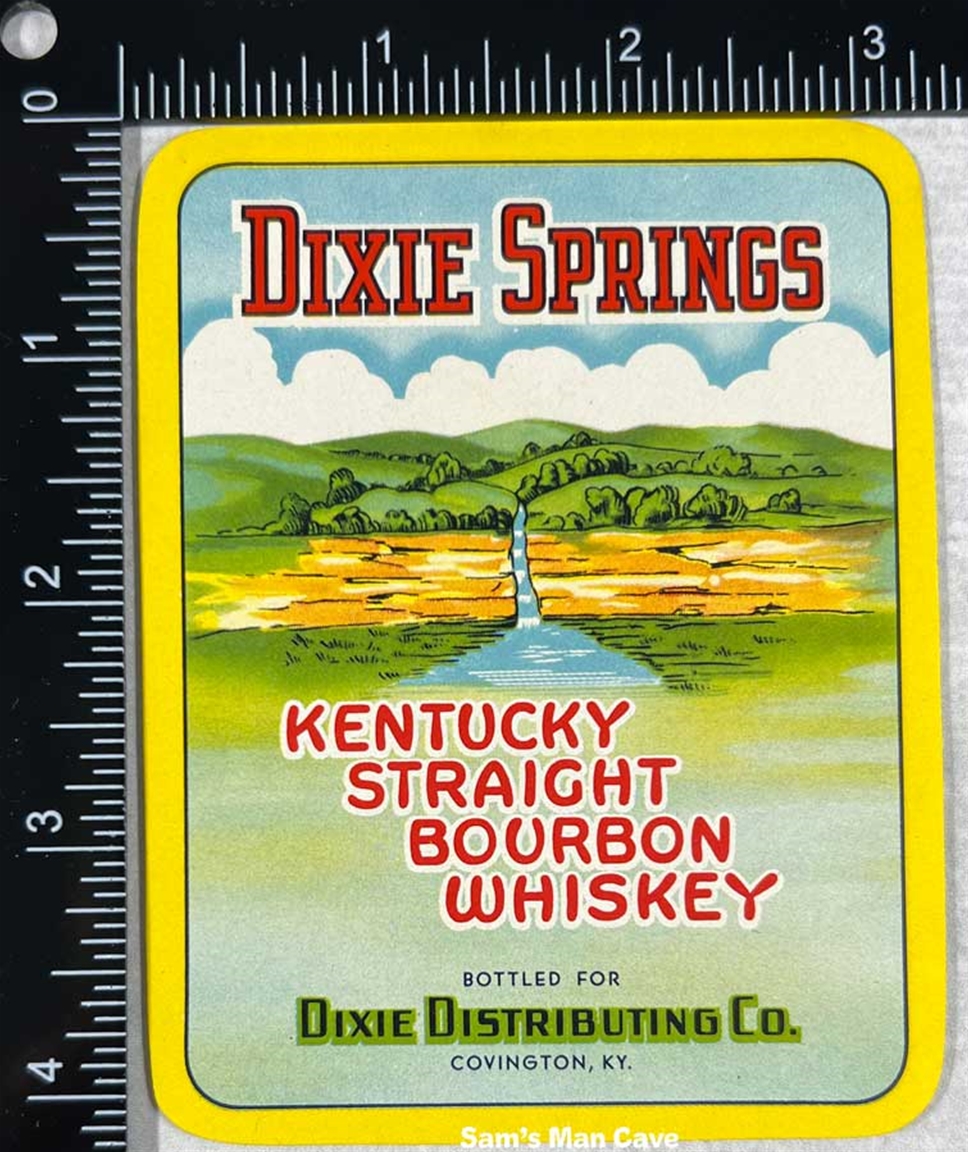 Dixie Springs Kentucky Straight Bourbon Whiskey Label