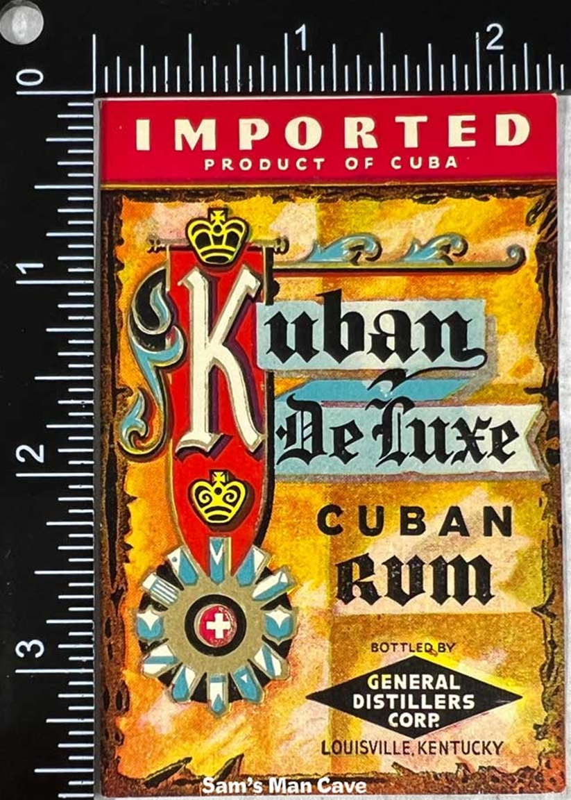 Kuban DeLuxe Cuban Rum Label