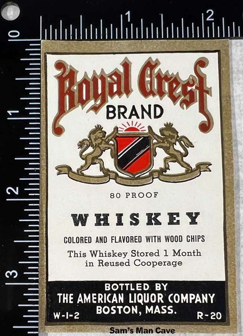 Royal Crest Whiskey Label