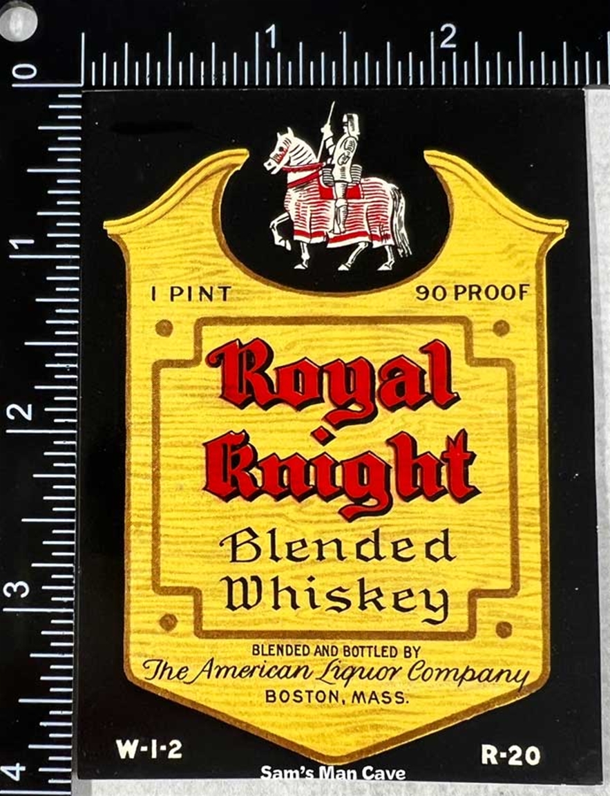 Royal Knight Blended Whiskey Label