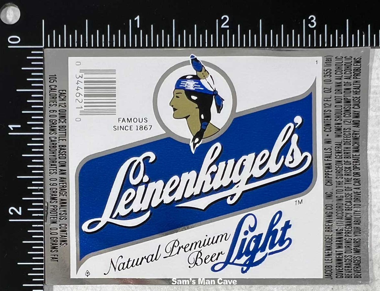 Leinenkugel's Light Beer Label