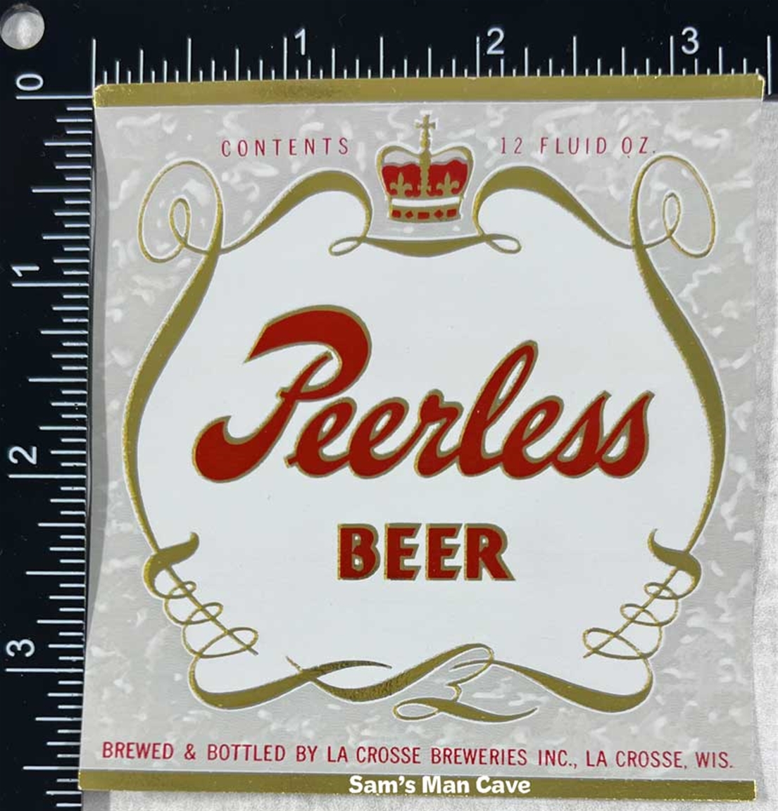 Peerless Beer Label