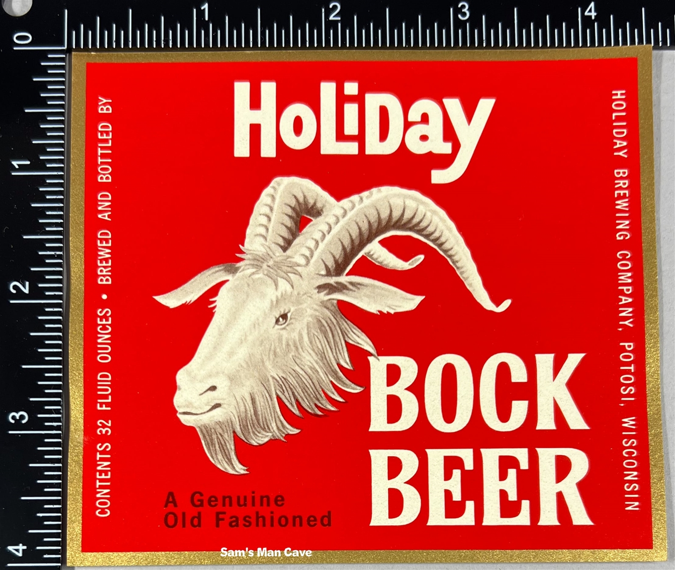 Holiday Bock Beer Label