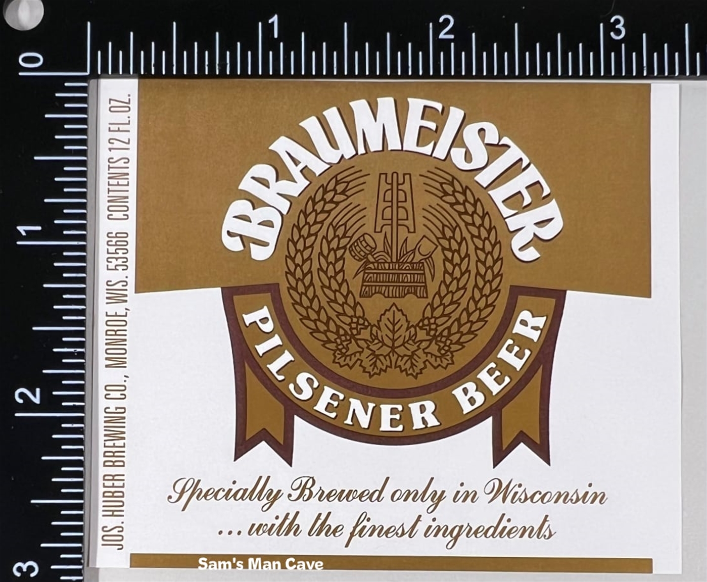 Braumeister Pilsener Beer Label