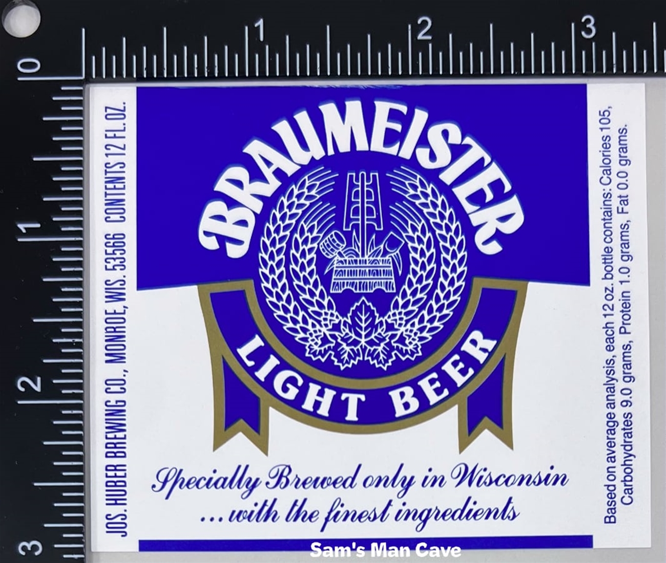 Braumeister Light Beer Label