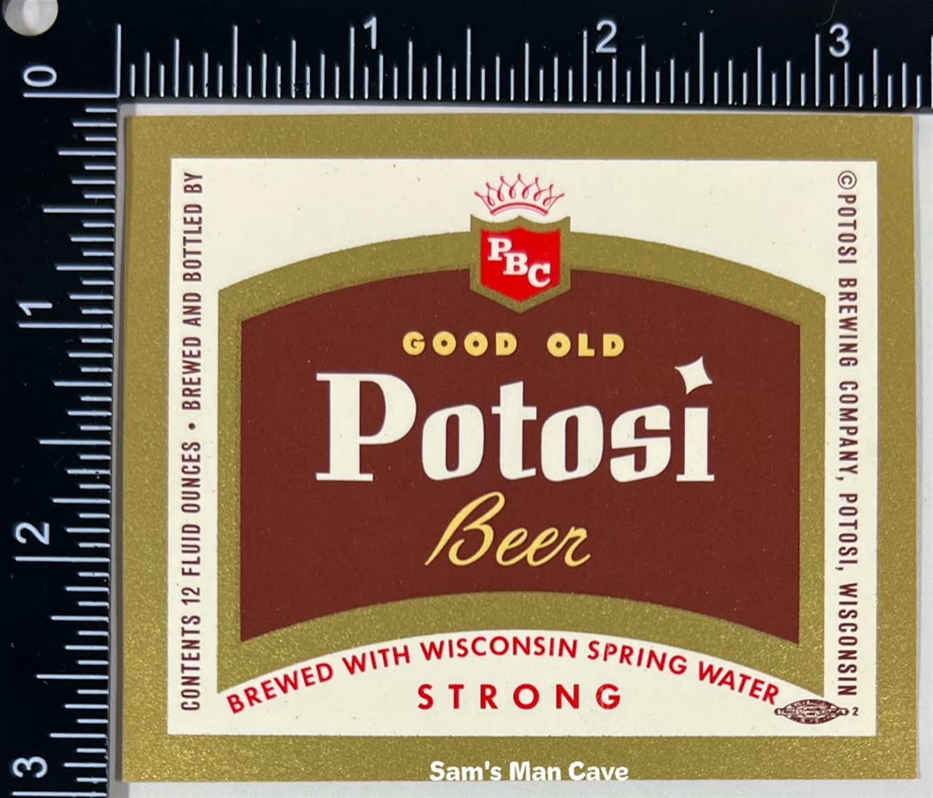 Potosi Beer Label