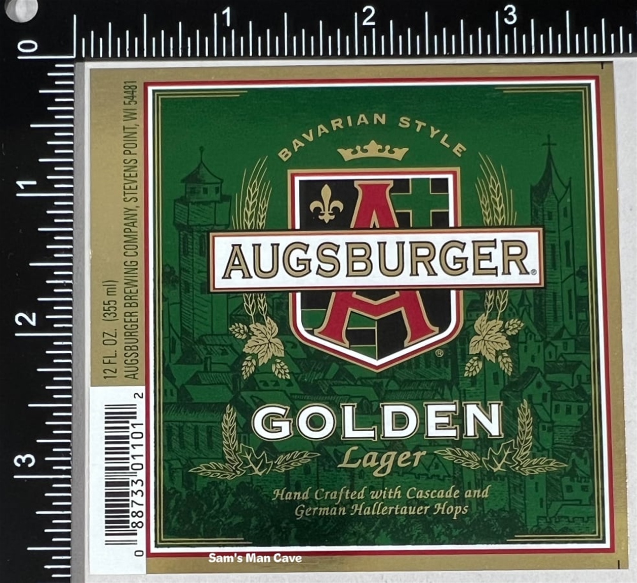 Augsburger Golden Lager Label