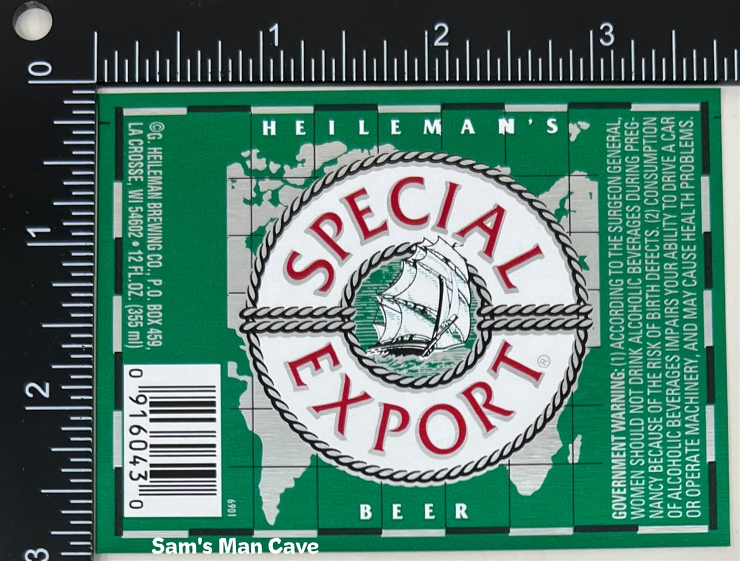 Special Export Beer Label