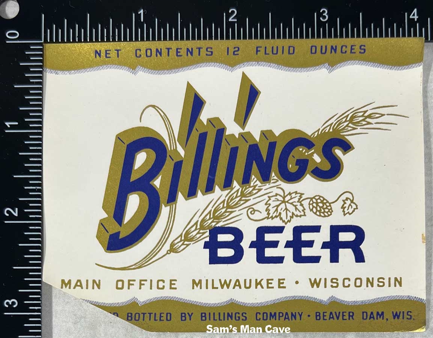 Billings Beer Label