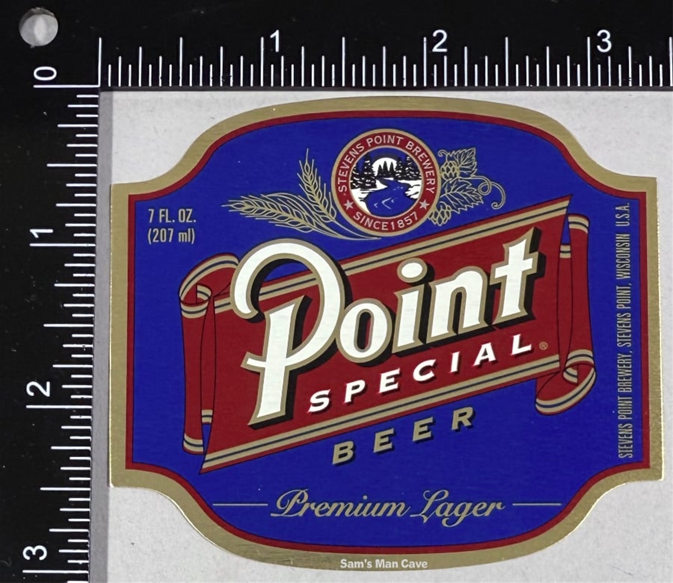 Point Premium Lager Label